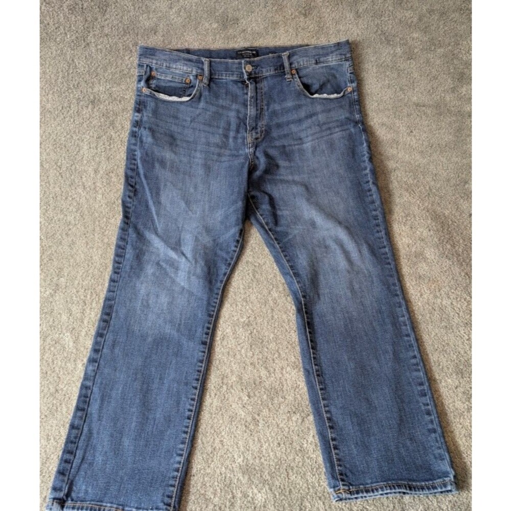 Lucky Brand Los Angeles Denim Jeans Mens 40 X 30 Medium Wash High Rise